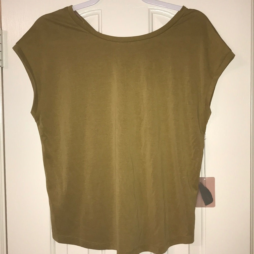 BRAND NEW forever 21 mustard yellow crop top